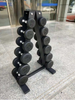 Strength Training Stand Dumbbell Storage Rack with A Frame 6 Tier