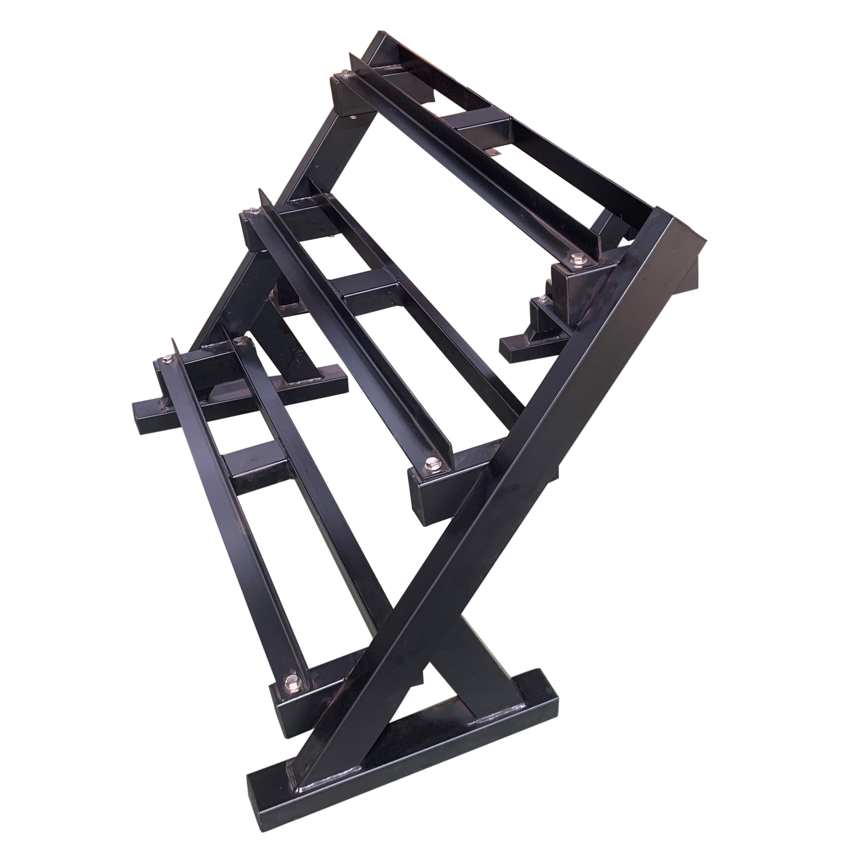 3 Tier Stand Dumbbell Rack for Gym Weight Storage