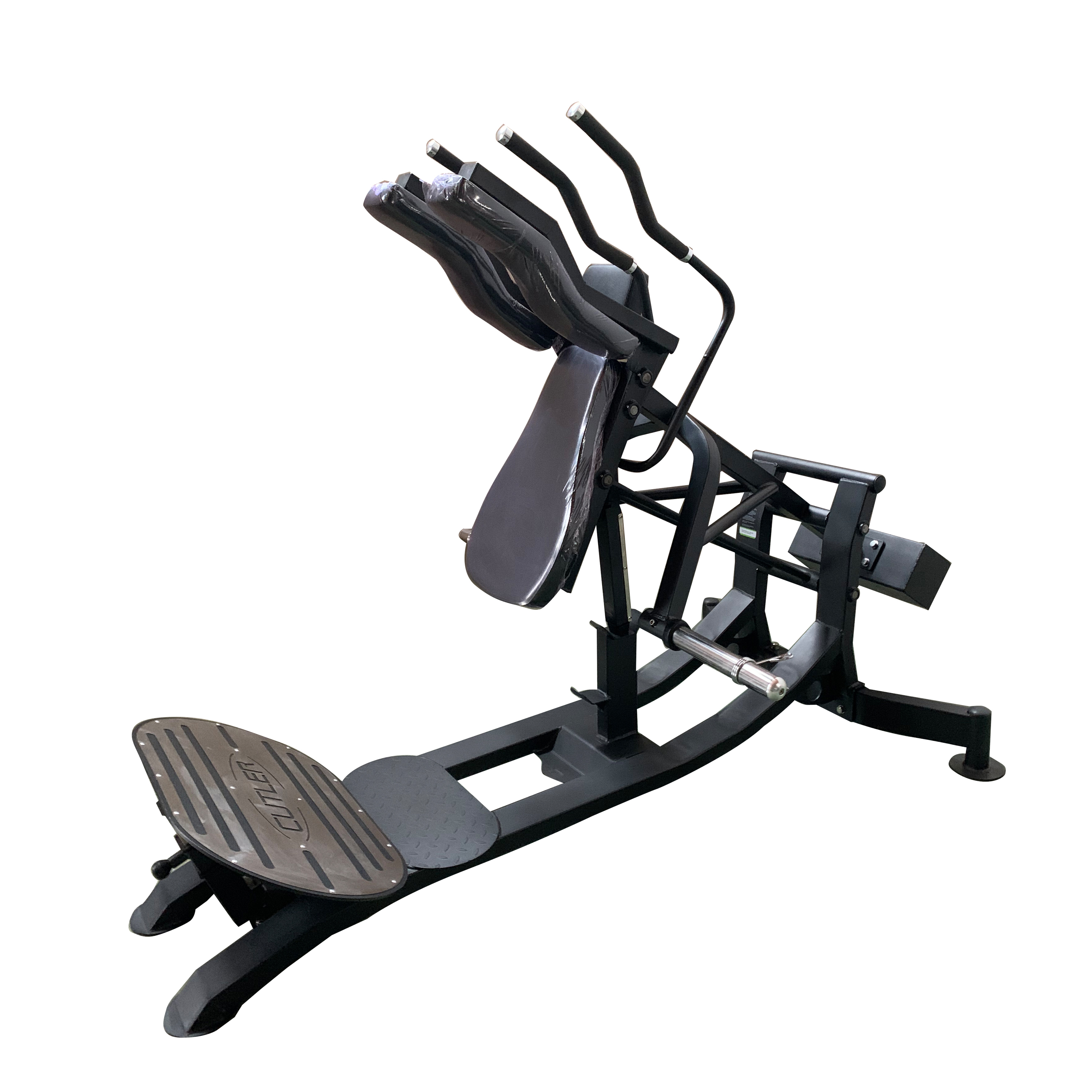 Commercial Plate Loaded Black Power Squat Machine for Gym