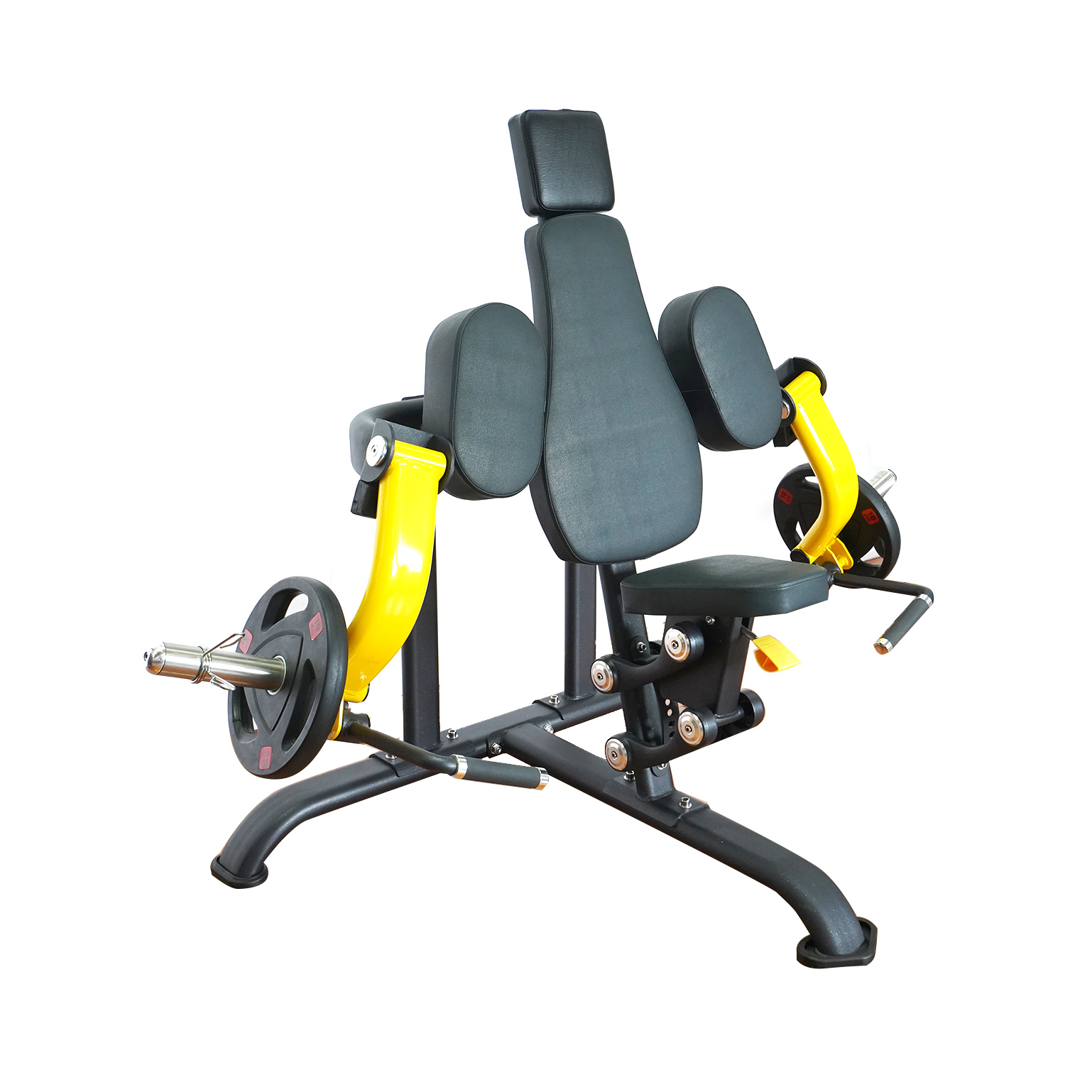 Gym Equipment Plate Loaded Seated Biceps Machine for Fitness