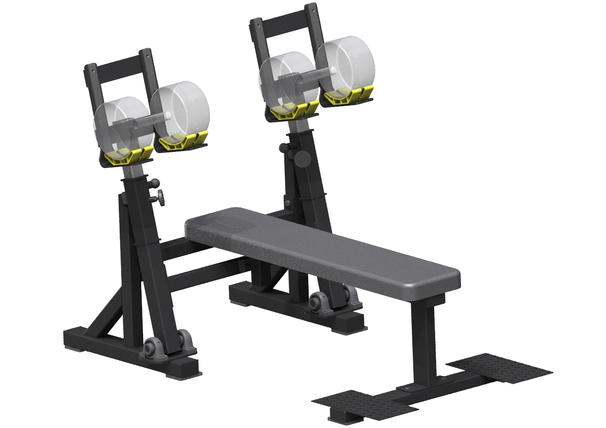 Commercial Flat Dumbbell Chest Bench Press for Gym
