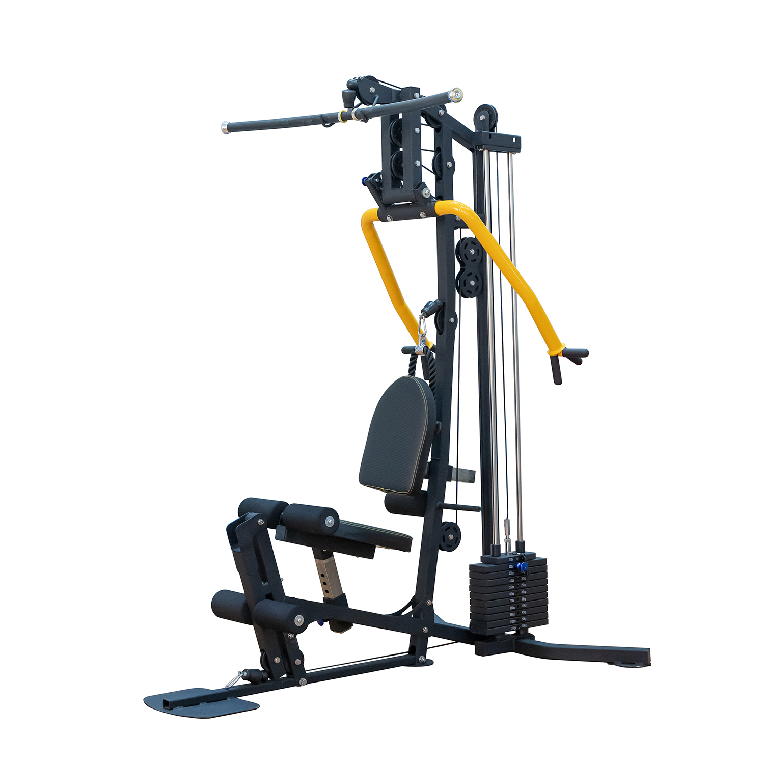 Home Use Multi Funtional Single Station Chest Press & Lat Pull Down & Leg Extension & Shoulder Press AXD-A16